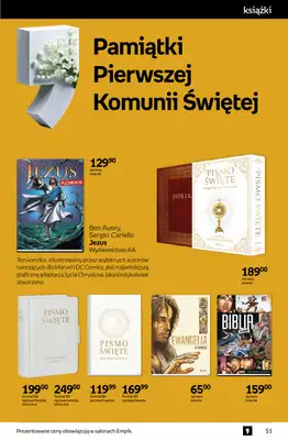 Empik - gazetka promocyjna Tom kultury: książki od środy 22.04 do wtorku 05.05 - strona 51
