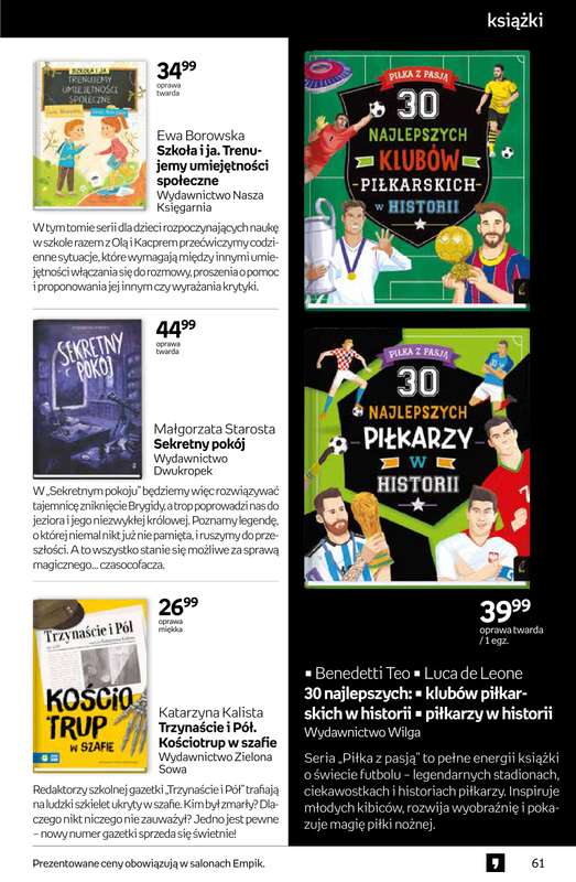 Empik - gazetka promocyjna Tom kultury: książki od środy 22.04 do wtorku 05.05 - strona 61