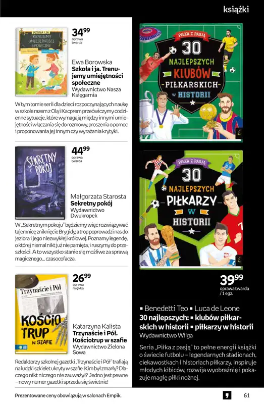 Empik - gazetka promocyjna Tom kultury: książki od środy 22.04 do wtorku 05.05 - strona 61