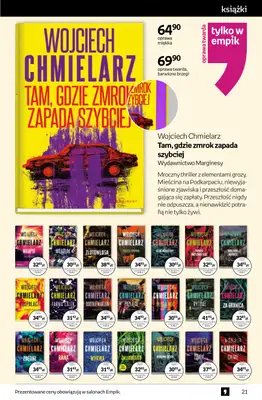 Empik - gazetka promocyjna Tom kultury: książki od środy 22.04 do wtorku 05.05 - strona 21