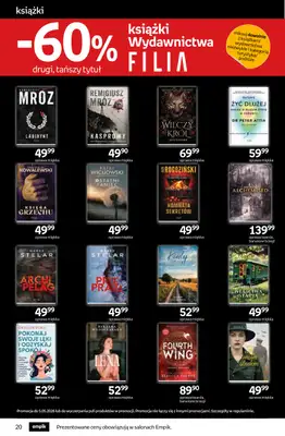 Empik - gazetka promocyjna Tom kultury: książki od środy 22.04 do wtorku 05.05 - strona 20