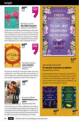 Empik - gazetka promocyjna Tom kultury: książki od środy 22.04 do wtorku 05.05 - strona 16