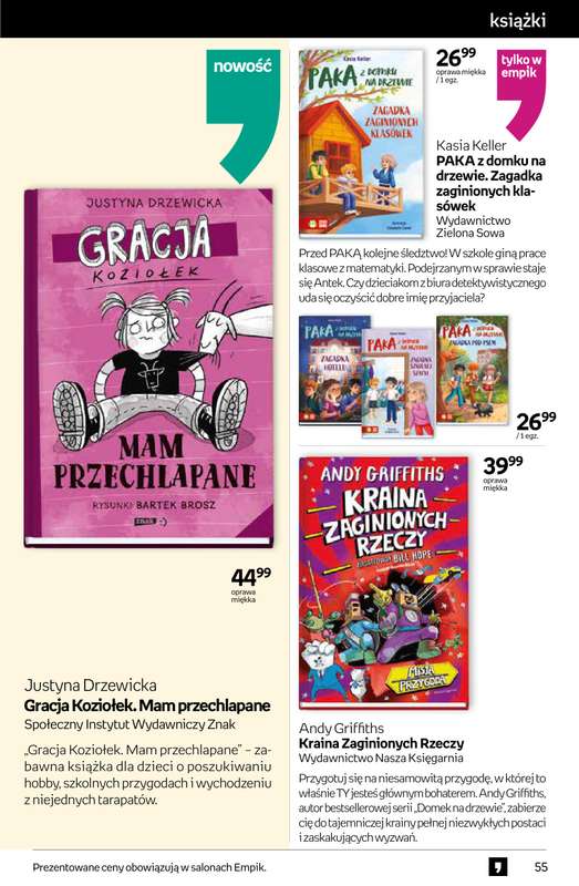 Empik - gazetka promocyjna Tom kultury: książki od środy 22.04 do wtorku 05.05 - strona 55