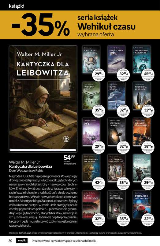 Empik - gazetka promocyjna Tom kultury: książki od środy 22.04 do wtorku 05.05 - strona 30