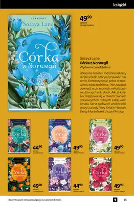 Empik - gazetka promocyjna Tom kultury: książki od środy 22.04 do wtorku 05.05 - strona 15