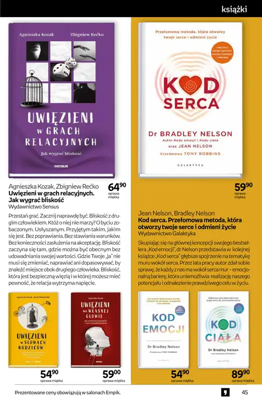 Empik - gazetka promocyjna Tom kultury: książki od środy 22.04 do wtorku 05.05 - strona 45