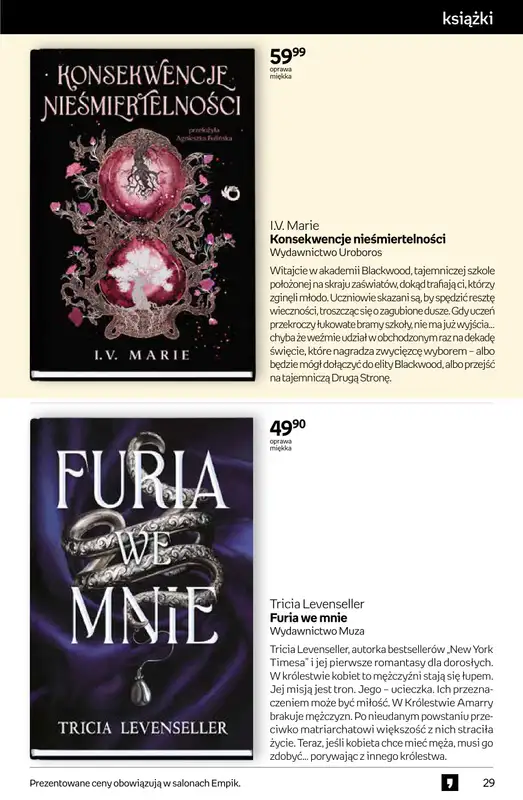 Empik - gazetka promocyjna Tom kultury: książki od środy 22.04 do wtorku 05.05 - strona 29