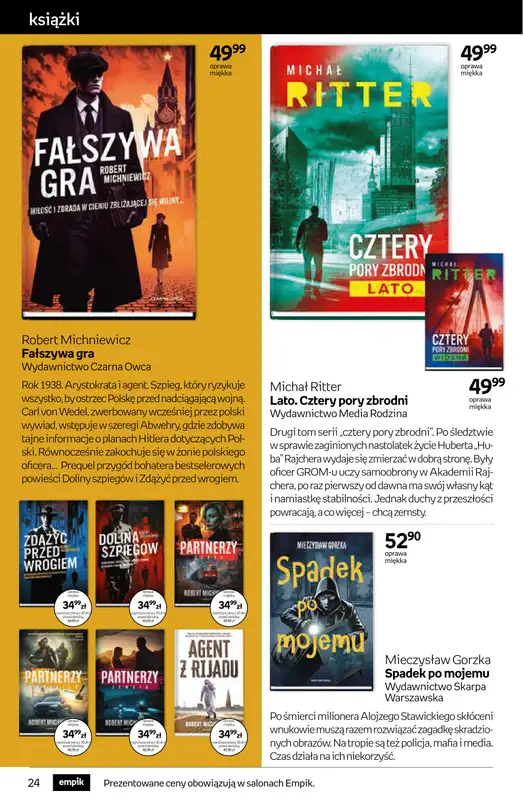 Empik - gazetka promocyjna Tom kultury: książki od środy 22.04 do wtorku 05.05 - strona 24