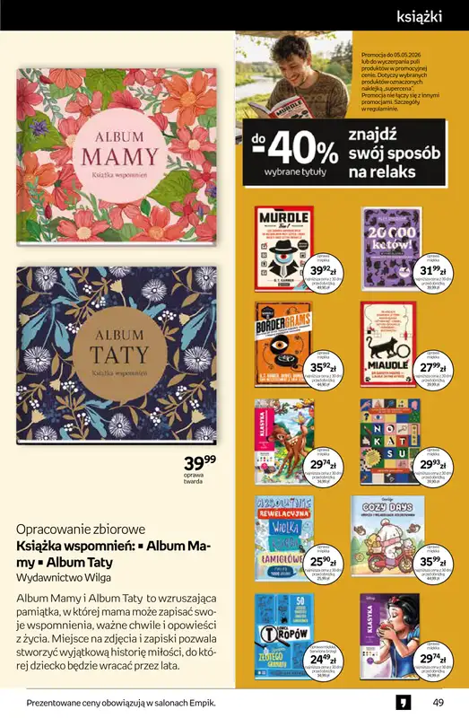 Empik - gazetka promocyjna Tom kultury: książki od środy 22.04 do wtorku 05.05 - strona 49