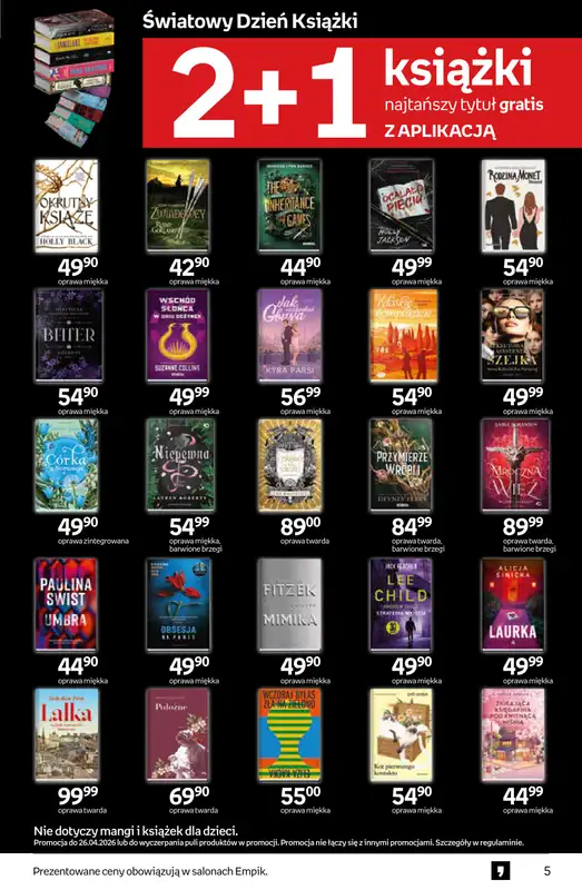Empik - gazetka promocyjna Tom kultury: książki od środy 22.04 do wtorku 05.05 - strona 5