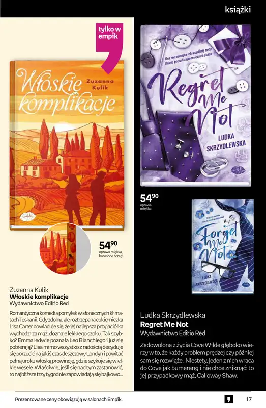 Empik - gazetka promocyjna Tom kultury: książki od środy 22.04 do wtorku 05.05 - strona 17