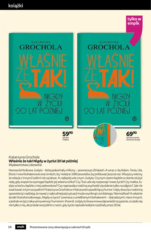 Empik - gazetka promocyjna Tom kultury: książki od środy 22.04 do wtorku 05.05 - strona 14