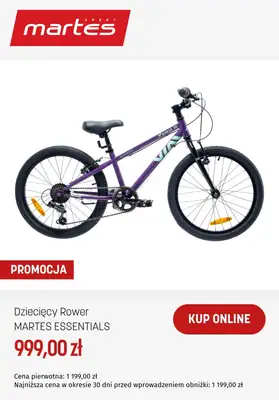 Martes Sport - gazetka promocyjna Rowery dziecięce w supercenach od środy 22.04  - strona 6