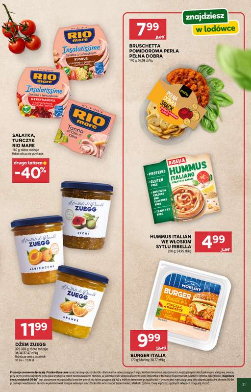 Stokrotka - gazetka promocyjna Włochy od kuchni od piątku 17.04 do środy 06.05 - strona 6