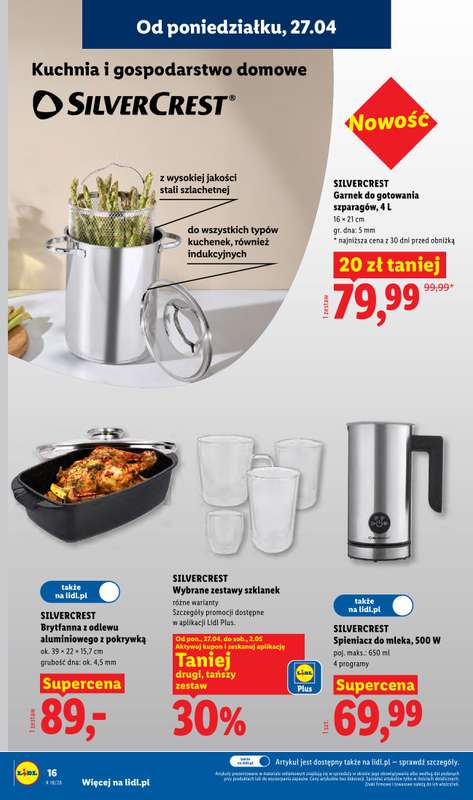 Lidl - gazetka promocyjna Katalog od poniedziałku 27.04 do soboty 02.05 - strona 16