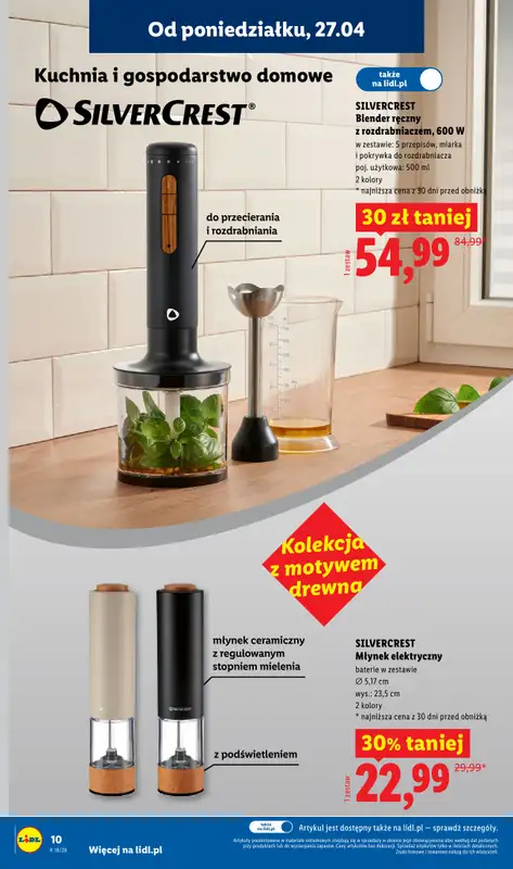 Lidl - gazetka promocyjna Katalog od poniedziałku 27.04 do soboty 02.05 - strona 10