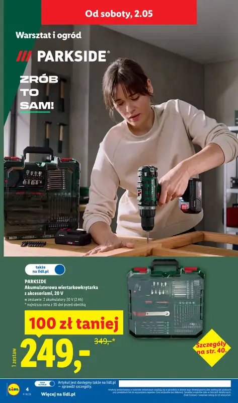 Lidl - gazetka promocyjna Katalog od poniedziałku 27.04 do soboty 02.05 - strona 4