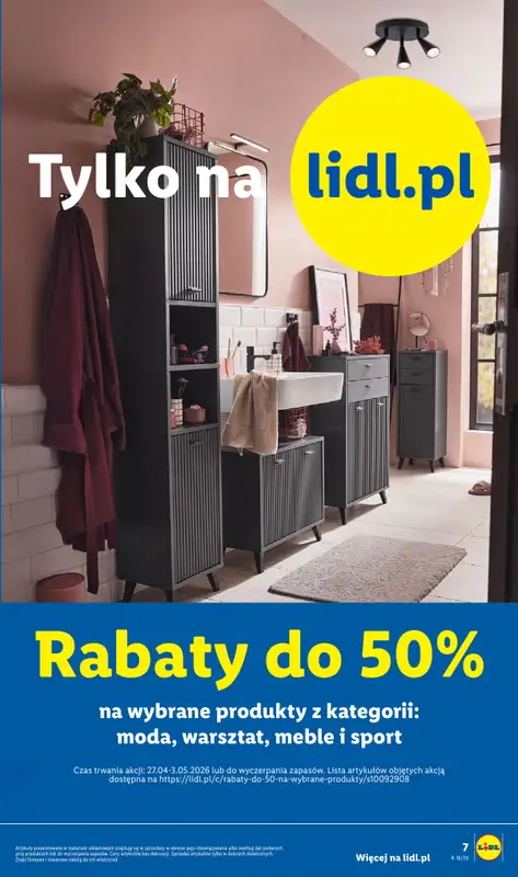 Lidl - gazetka promocyjna Katalog od poniedziałku 27.04 do soboty 02.05 - strona 7