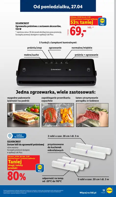 Lidl - gazetka promocyjna Katalog od poniedziałku 27.04 do soboty 02.05 - strona 15