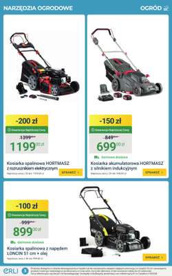 Kosiarka spalinowa HORTMASZ z rozrusznikiem elektrycznym