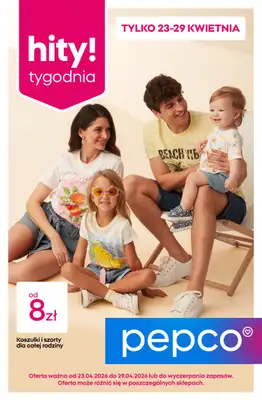 Pepco - gazetka promocyjna Gazetka od czwartku 23.04 do środy 29.04