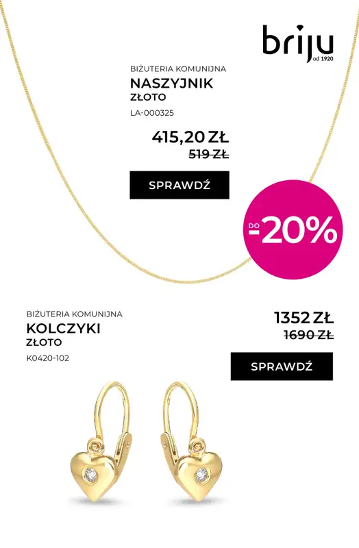 Briju - gazetka promocyjna Prezenty na komunię od środy 22.04 do niedzieli 10.05 - strona 3