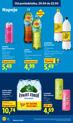 Lidl - gazetka promocyjna Oferta od czwartku od czwartku 23.04 do niedzieli 26.04 - strona 66