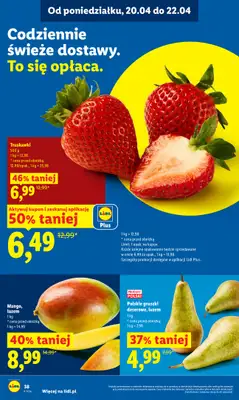Lidl - gazetka promocyjna Oferta od czwartku od czwartku 23.04 do niedzieli 26.04 - strona 38