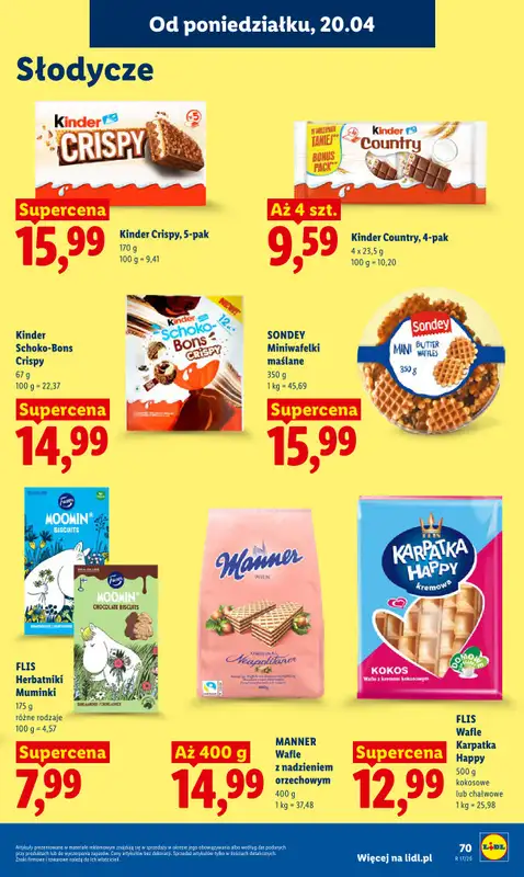 Lidl - gazetka promocyjna Oferta od czwartku od czwartku 23.04 do niedzieli 26.04 - strona 73