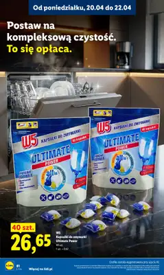 Lidl - gazetka promocyjna Oferta od czwartku od czwartku 23.04 do niedzieli 26.04 - strona 84