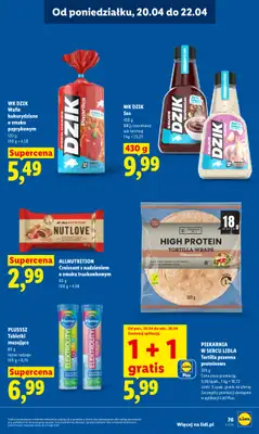 Lidl - gazetka promocyjna Oferta od czwartku od czwartku 23.04 do niedzieli 26.04 - strona 79