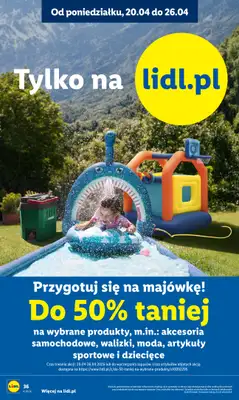 Lidl - gazetka promocyjna Oferta od czwartku od czwartku 23.04 do niedzieli 26.04 - strona 36