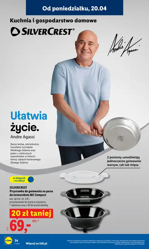 Lidl - gazetka promocyjna Oferta od czwartku od czwartku 23.04 do niedzieli 26.04 - strona 34