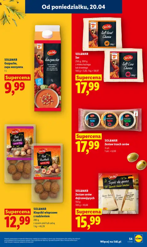 Lidl - gazetka promocyjna Oferta od czwartku od czwartku 23.04 do niedzieli 26.04 - strona 55