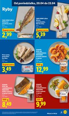 Lidl - gazetka promocyjna Oferta od czwartku od czwartku 23.04 do niedzieli 26.04 - strona 45