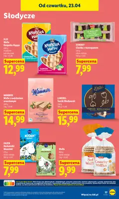 Lidl - gazetka promocyjna Oferta od czwartku od czwartku 23.04 do niedzieli 26.04 - strona 77