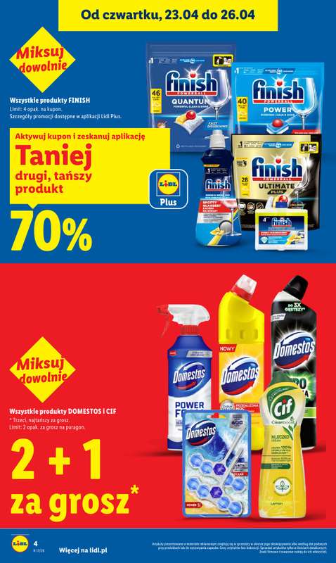 Lidl - gazetka promocyjna Oferta od czwartku od czwartku 23.04 do niedzieli 26.04 - strona 4