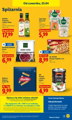 Lidl - gazetka promocyjna Oferta od czwartku od czwartku 23.04 do niedzieli 26.04 - strona 79