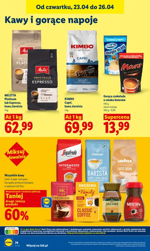 Lidl - gazetka promocyjna Oferta od czwartku od czwartku 23.04 do niedzieli 26.04 - strona 74