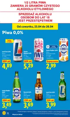 Lidl - gazetka promocyjna Oferta od czwartku od czwartku 23.04 do niedzieli 26.04 - strona 70
