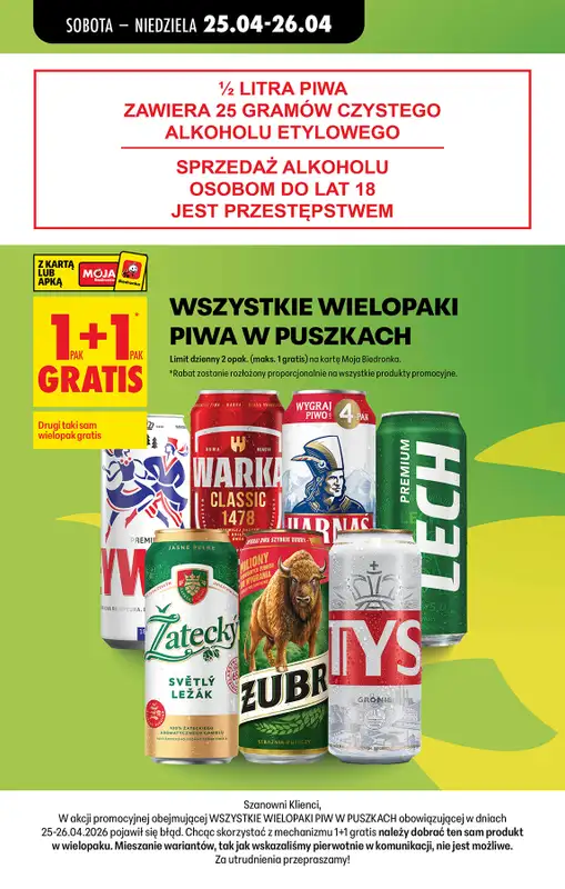 Biedronka - gazetka promocyjna Od czwartku od czwartku 23.04 do środy 29.04 - strona 17