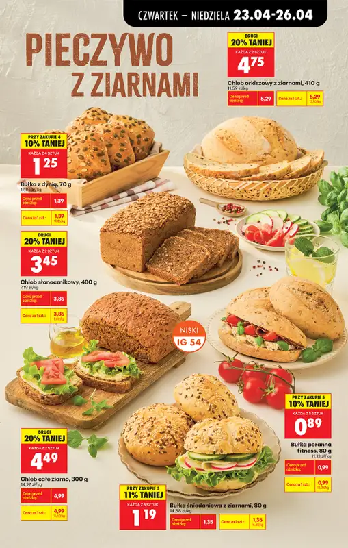 Biedronka - gazetka promocyjna Od czwartku, Z ladą tradycyjną od czwartku 23.04 do środy 29.04 - strona 61