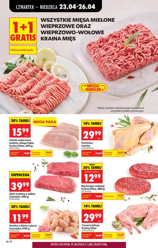 Biedronka - gazetka promocyjna Od czwartku, Z ladą tradycyjną od czwartku 23.04 do środy 29.04 - strona 42