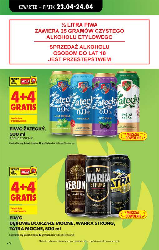 Biedronka - gazetka promocyjna Od czwartku, Z ladą tradycyjną od czwartku 23.04 do środy 29.04 - strona 18