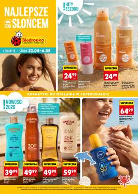 Biedronka - gazetka promocyjna Najlepsze pod słońcem od czwartku 23.04 do środy 06.05