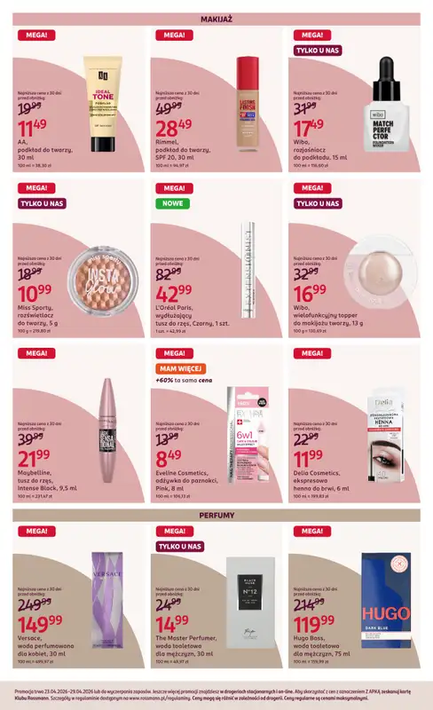 Rossmann - gazetka promocyjna Gazetka od czwartku 23.04 do środy 29.04 - strona 4