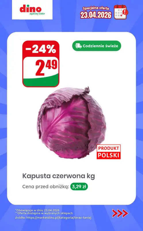 Dino - gazetka promocyjna Specjalna oferta na 23.04.2026 - promocje spoza gazetki od czwartku 23.04 do czwartku 23.04 - strona 3