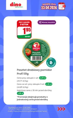Dino - gazetka promocyjna Specjalna oferta na 23.04.2026 - promocje spoza gazetki od czwartku 23.04 do czwartku 23.04 - strona 10