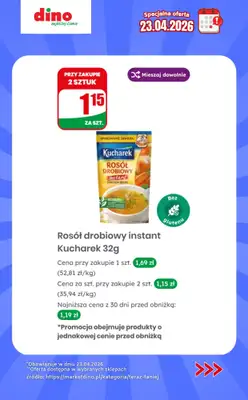 Dino - gazetka promocyjna Specjalna oferta na 23.04.2026 - promocje spoza gazetki od czwartku 23.04 do czwartku 23.04 - strona 5
