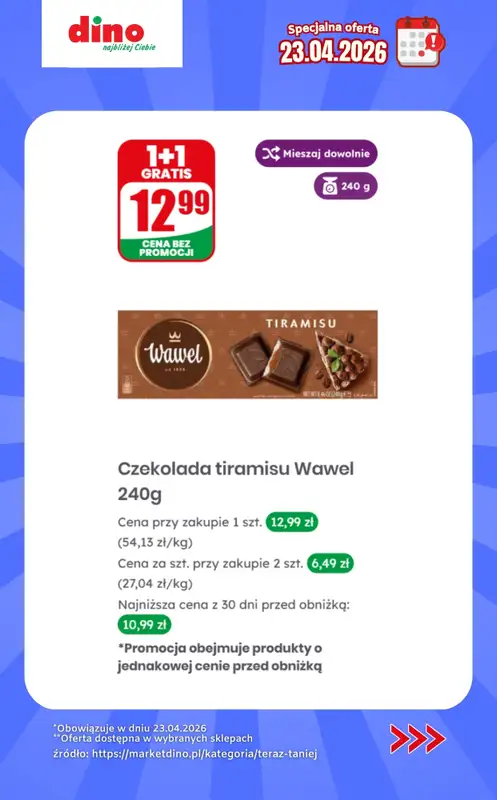 Dino - gazetka promocyjna Specjalna oferta na 23.04.2026 - promocje spoza gazetki od czwartku 23.04 do czwartku 23.04 - strona 8